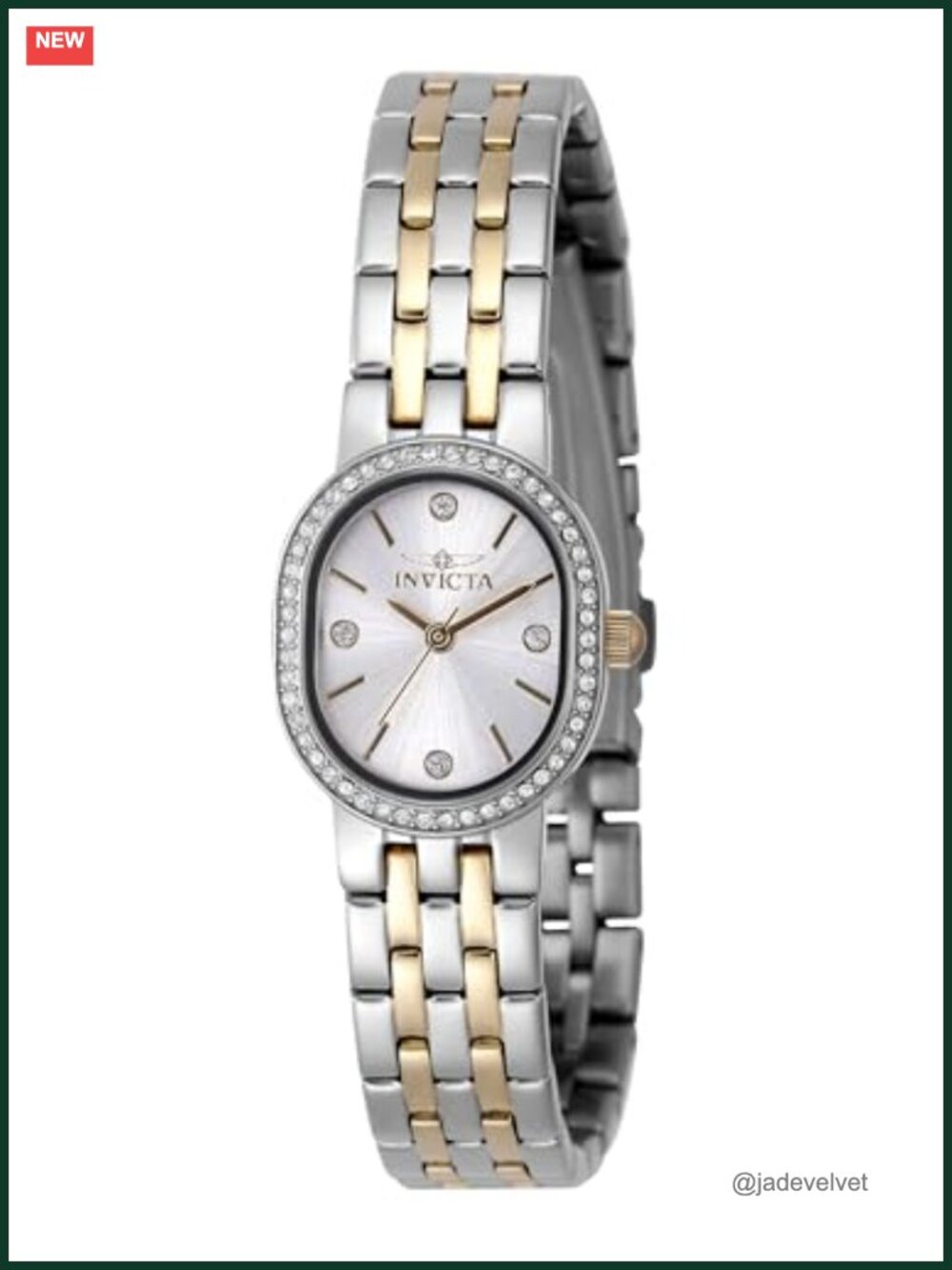 Invicta Angel Lady 20mm Stainless Steel Quartz Watch Water Resistant 30m